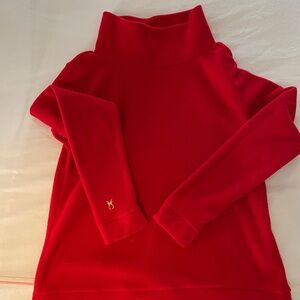 Dudley Stephens Red Turtleneck Sweatshirt
